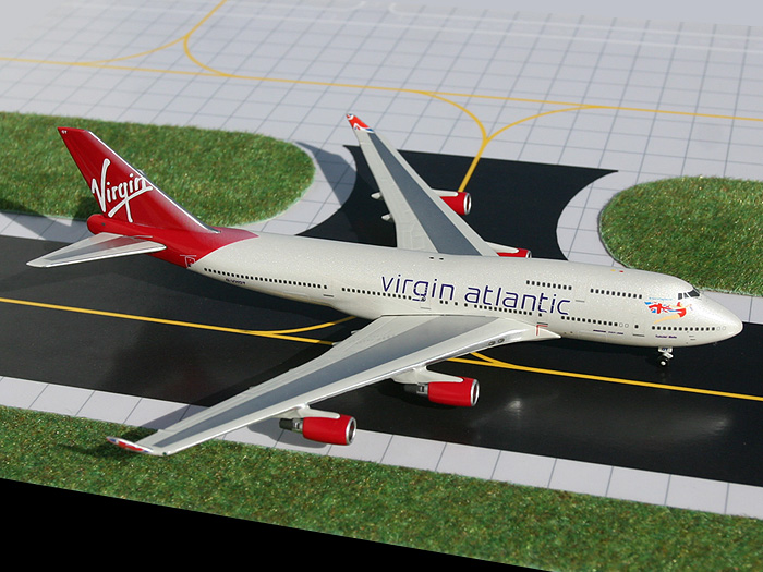 GEMINI JETS. 1:400 Scale Due Cast Model VIRGIN ATLANTIC 747