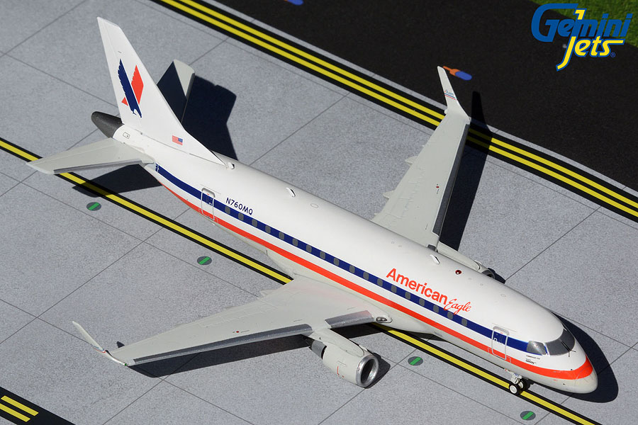 American Eagle E170-1000STD N760MQ American Eagle retro livery (1:200)