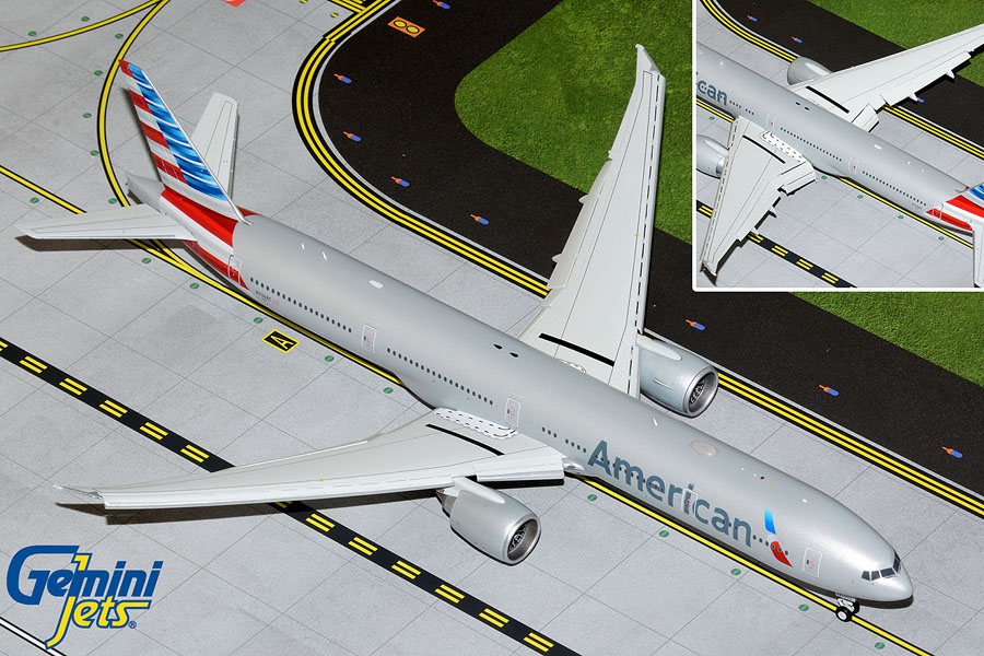 American Airlines B777-300ER N736AT Flaps Down (1:200)