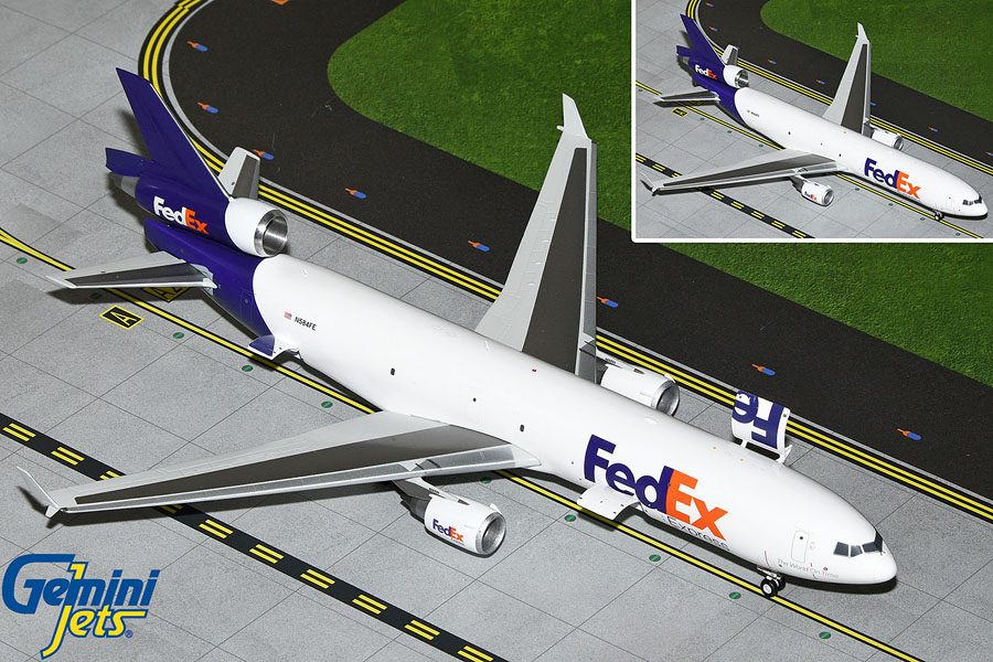 半額】 早い者勝ち Fedex フェデックスMD11 Gemini Jets 400