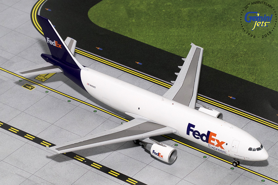 Airbus A300 FedEx aircraft round sticker