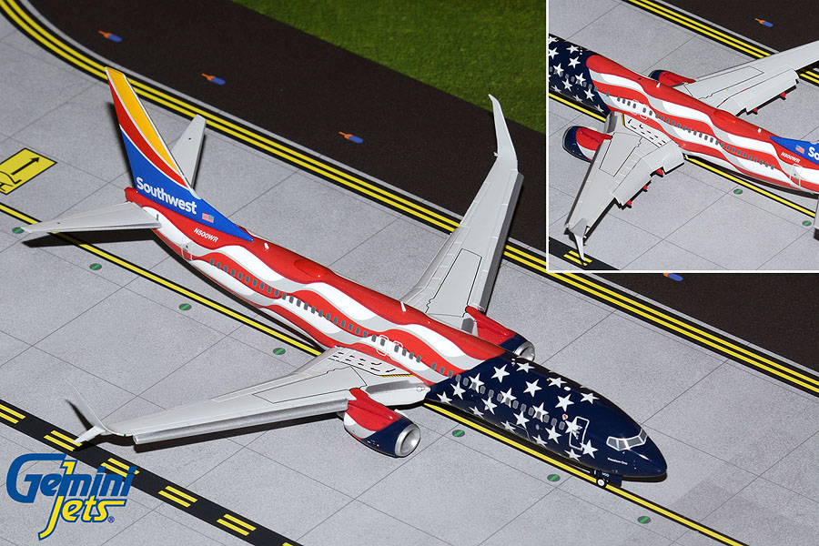 Southwest 737-800 "Freedom One" N500R "Flaps Down" (1:200) - limited to one per customer