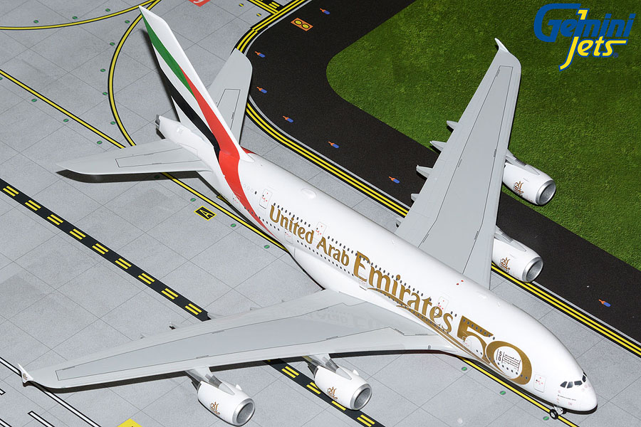 Emirates A380 50th A6-EVG "UAE 50th Anniversary Livery" (1:200)