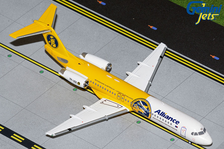 Alliance Airlines Fokker F-100 VH-UQG "Southern Cross Minor" (1:200)