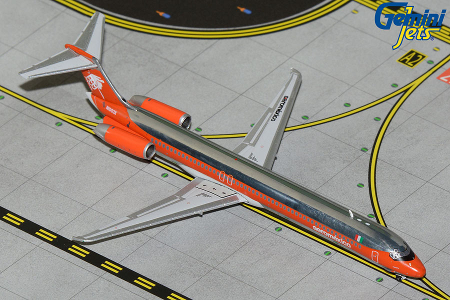 GJAMX1165 GEMINI JETS Aeromexico / アエロメヒコ polished w/ orange GJAMX1165 GEMINI JETS Aeromexico / アエロメヒコ polished w/ orange