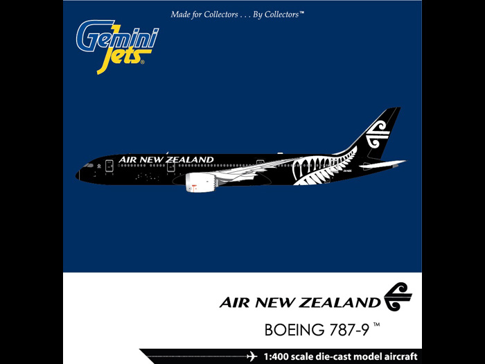 Air New Zealand 777 Large Plane Model  1:160 Airplane ALL BLACKS 