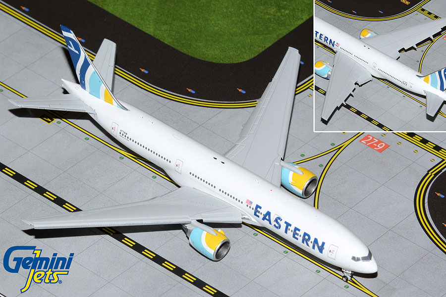 Eastern Airlines B777-300ER N771KW flaps down (1:400)