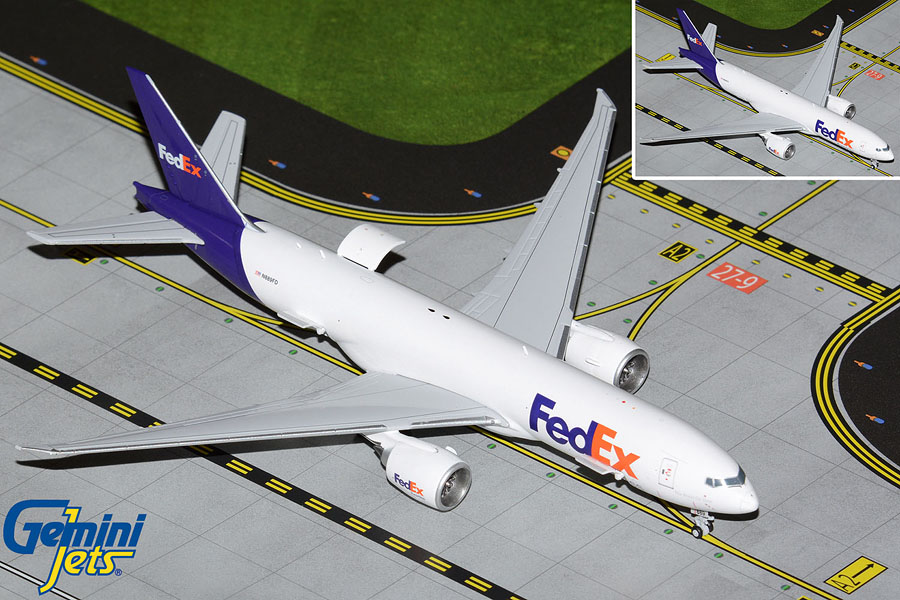 GJFDX2140 GEMINI JETS FedEx Express B777-200LRF Interactive Series