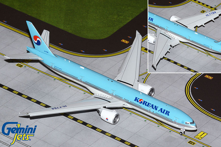 Korean Air B777-300ER HL7784 flaps down (1:400)