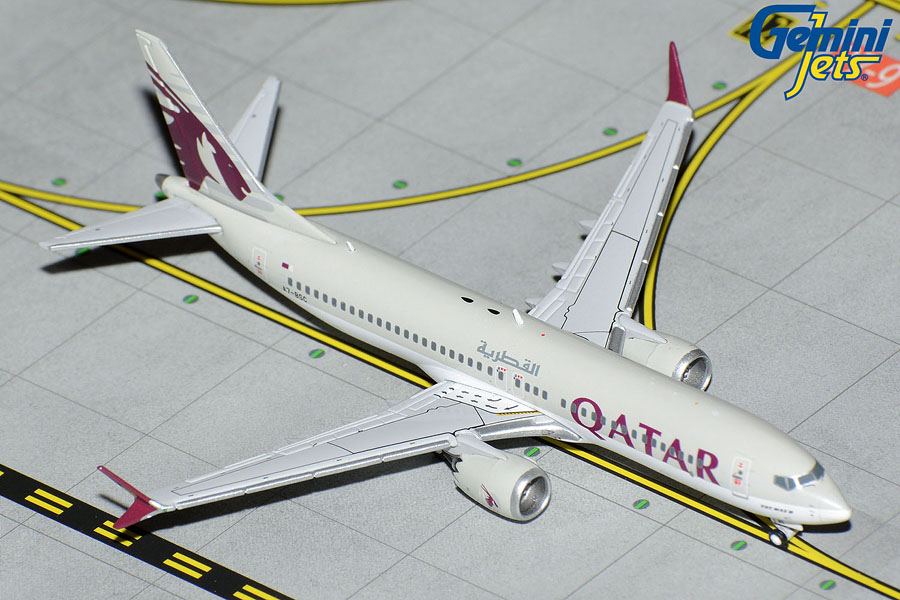 GJQTR2210 GEMINI JETS Qatar Airways / カタール航空 B737 MAX8
