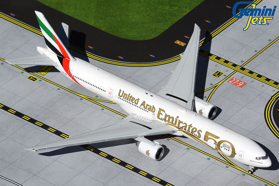 Emirates B777-300ER A6-EGE UAE 50th Anniversary Livery (1:400)
