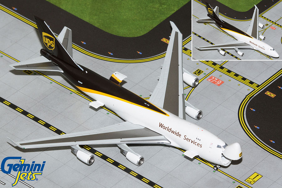 UPS Airlines B747-400F(SCD) N580UP Interactive Series (1:400)