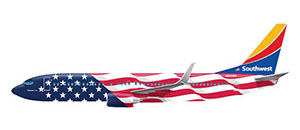 Southwest 737-800 "Freedom One" N500WR (1:400)