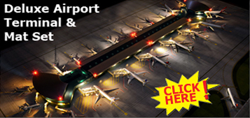 GeminiJets Airport Terminal and Mat Graphic